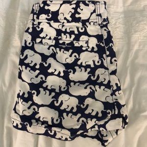 Lilly Pulitzer Shorts - Lilly Pulitzer Sz O Callahan Elephant Lilly Pulitzer Shorts - Lilly Pulitzer Sz O Callahan Elephant